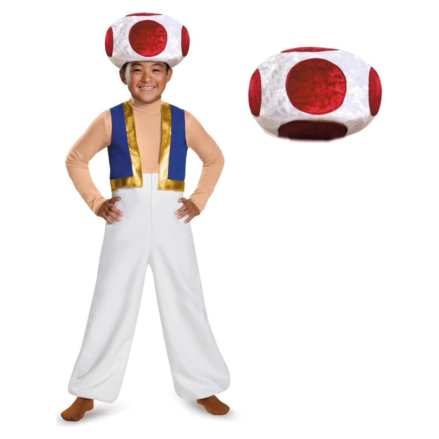 Disfraz Deluxe Toad Super Mario Bros. 10-12 años