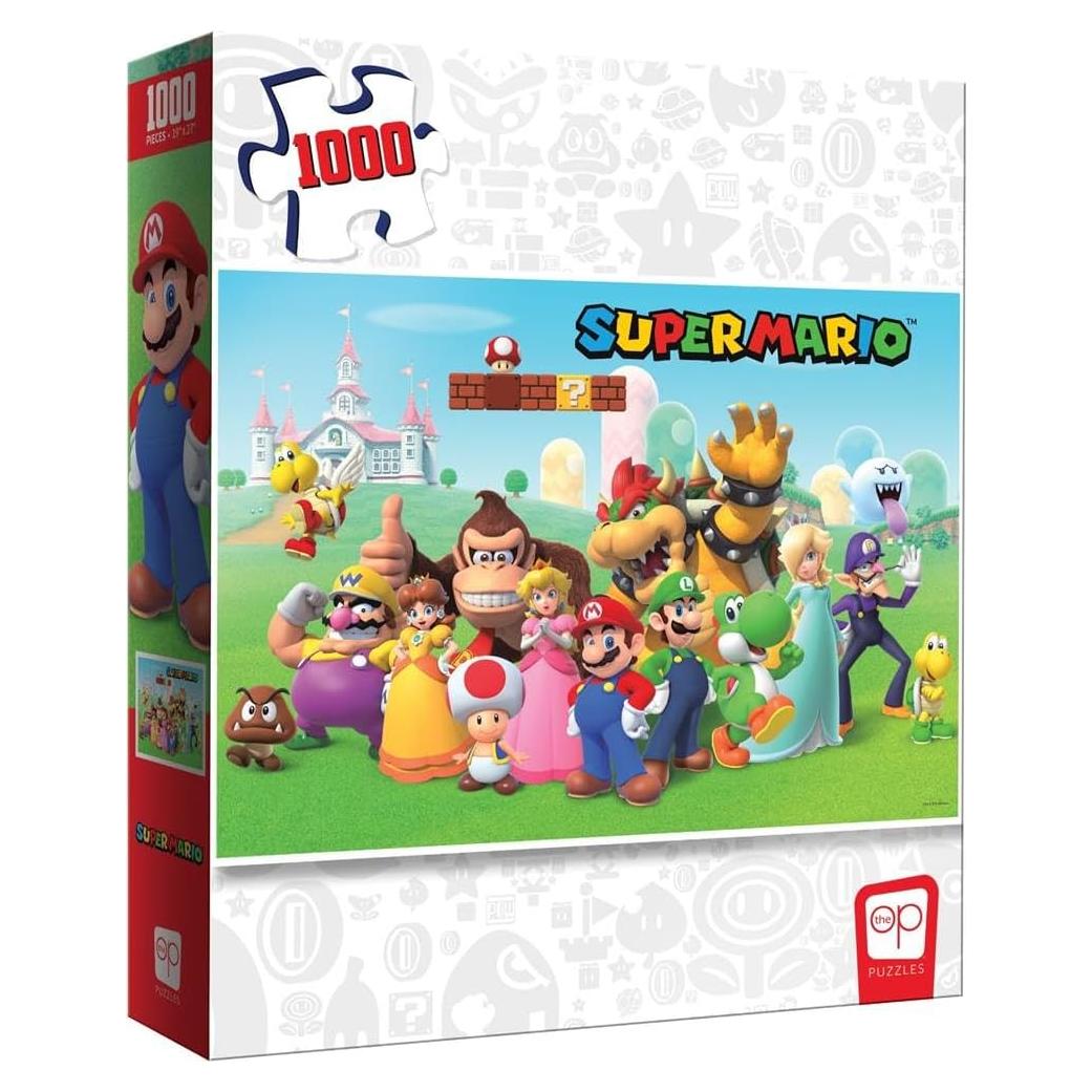 Rompecabezas Super Mario Reino Champiñón 1000 Piezas USAOpoly
