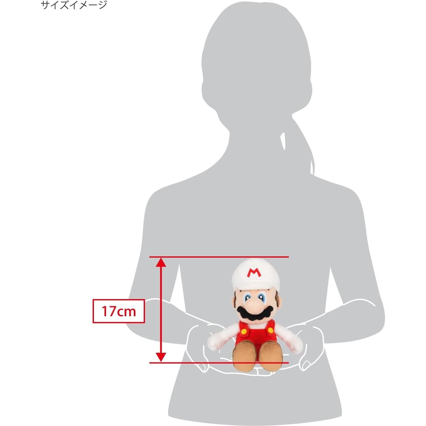 Peluche Mario de Fuego Sanei 24 cm Super Mario All Star