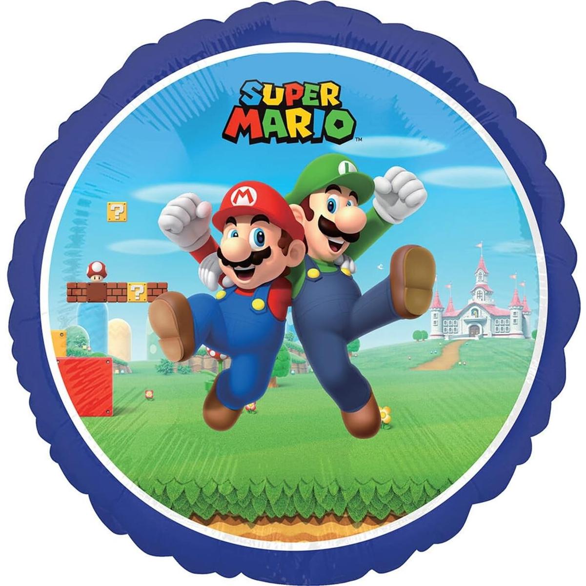 Ramo de Globos de Cumpleaños Mario Bros Anagram 4to