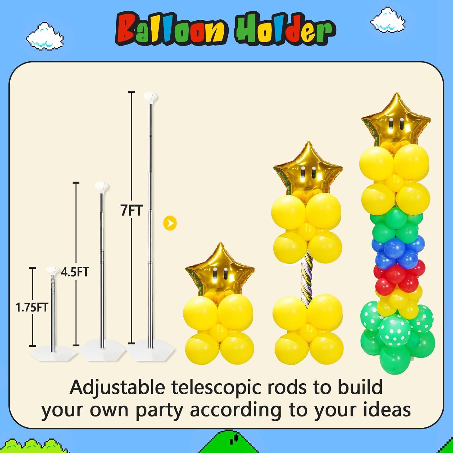 Kit de Decoración de Fiesta Super Bros 226 Pcs - Fine Clutter