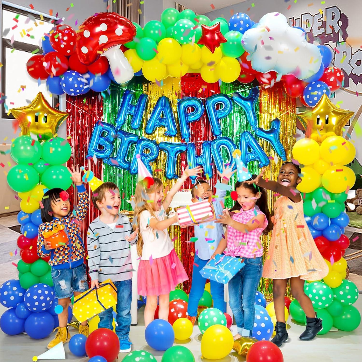 Kit de Decoración de Fiesta Super Bros 226 Pcs - Fine Clutter