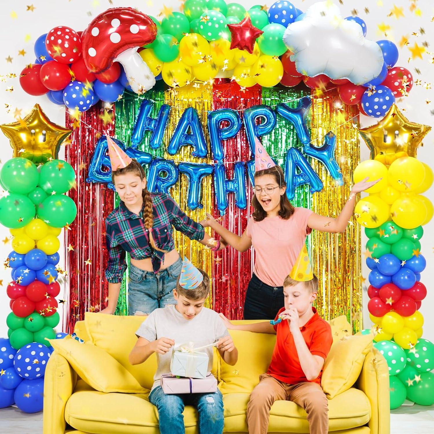 Kit de Decoración de Fiesta Super Bros 226 Pcs - Fine Clutter