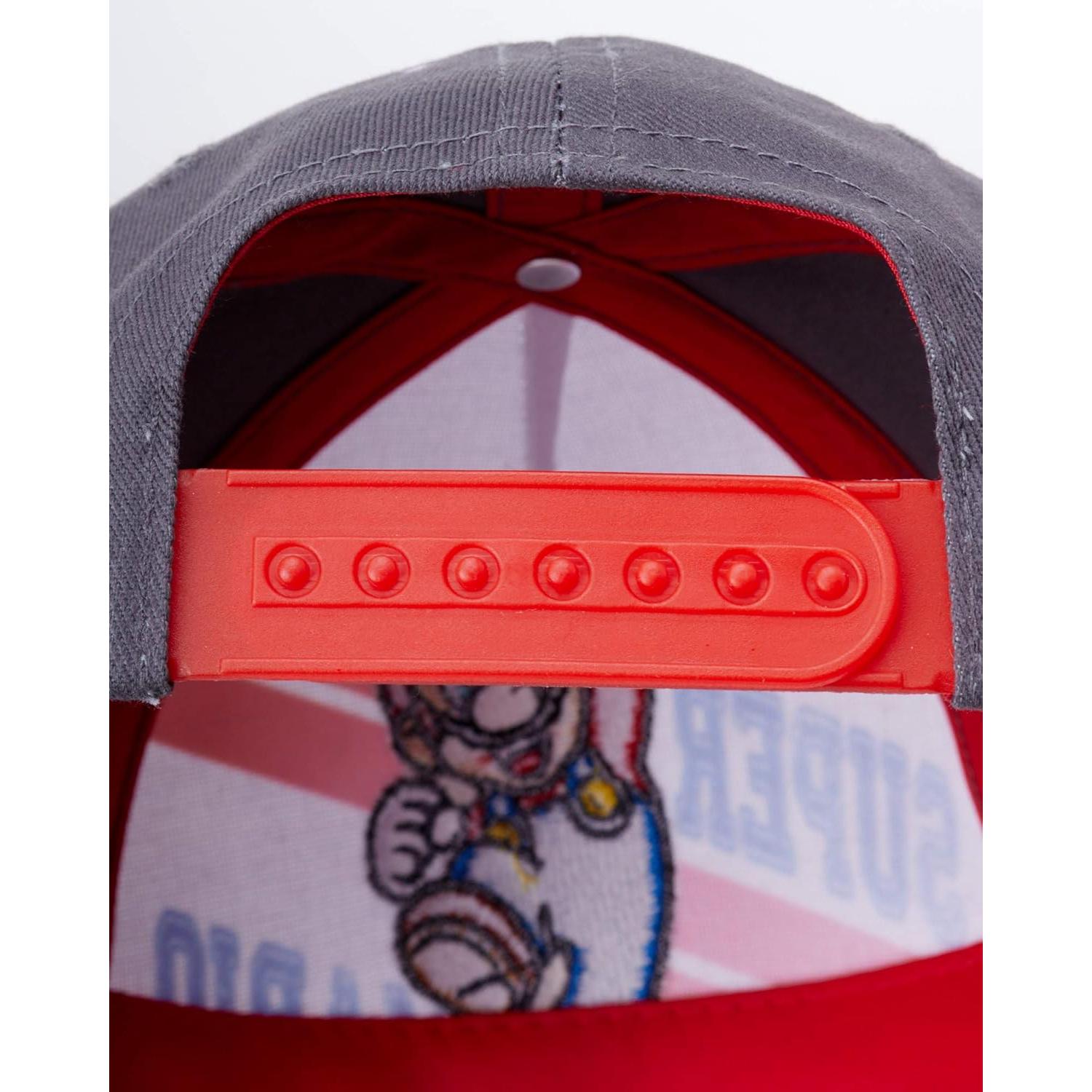 Gorra de béisbol Nintendo Super Mario 3D para niños 4-7 años