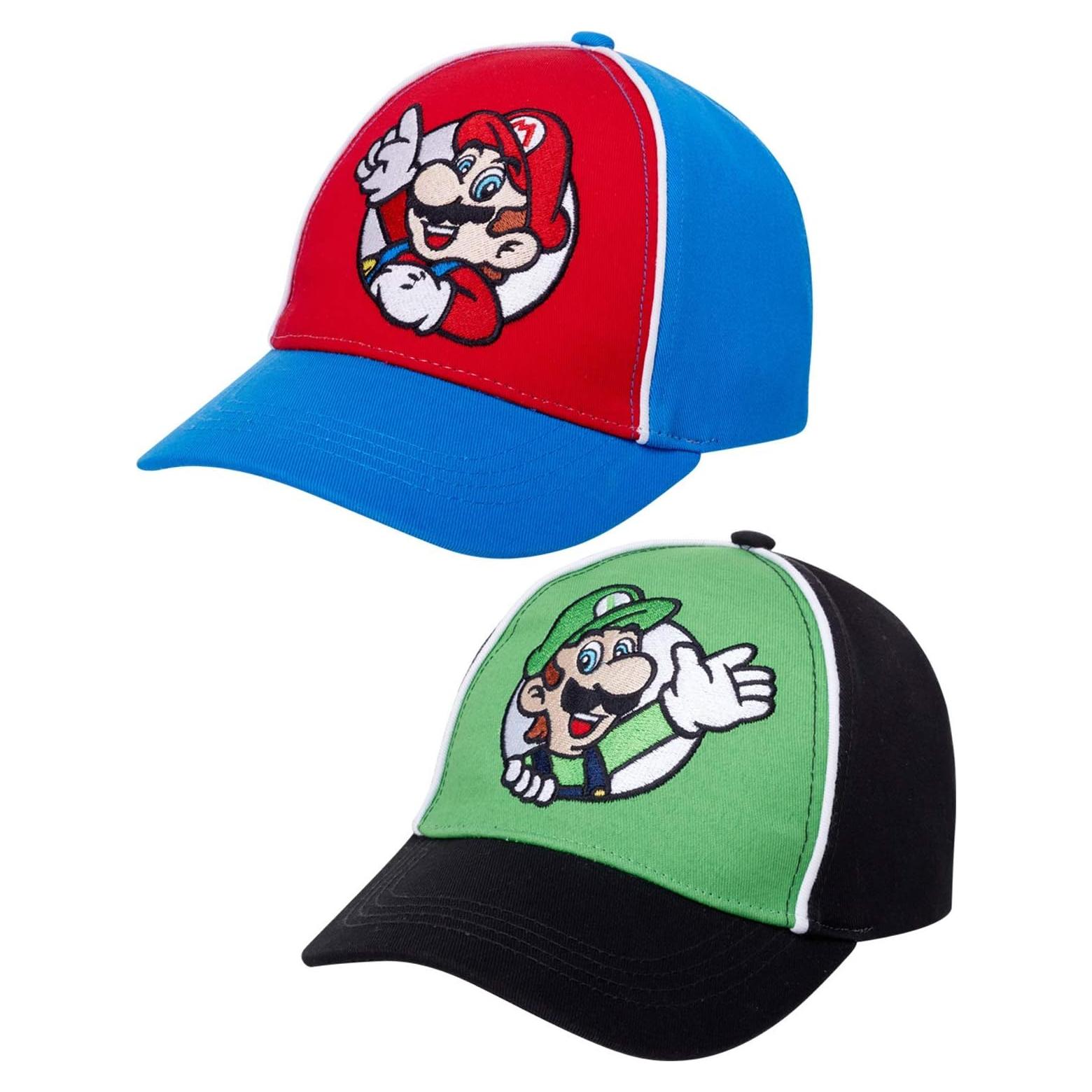 Gorra de béisbol Nintendo Super Mario para niños 4-7 años