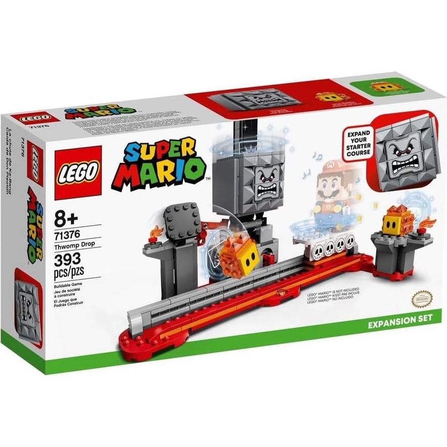 LEGO Super Mario Set de Expansión Caída de Thwomp 71376 - 393 Piezas