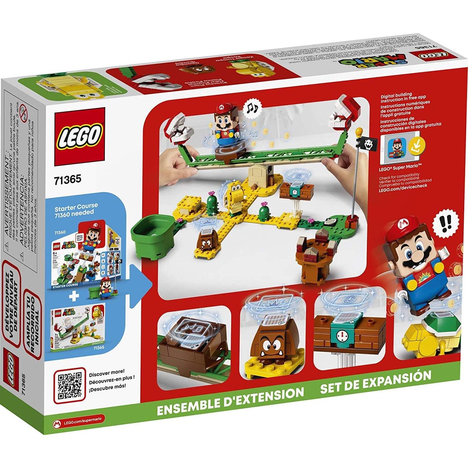 LEGO Super Mario Set de Expansión Deslizamiento Planta Piranha 71365