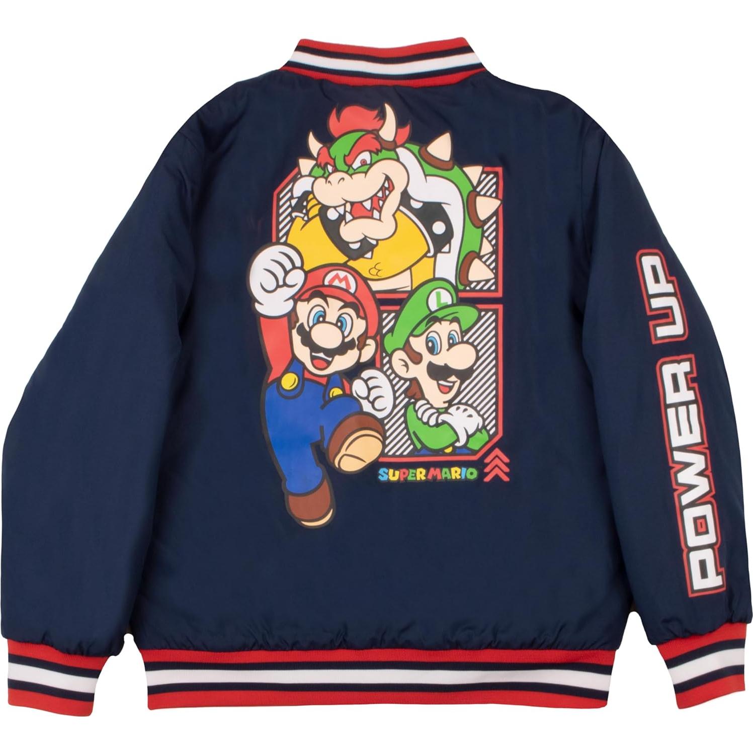 Chaqueta Bomber Varsity Super Mario Bros Nintendo Niños 4/5