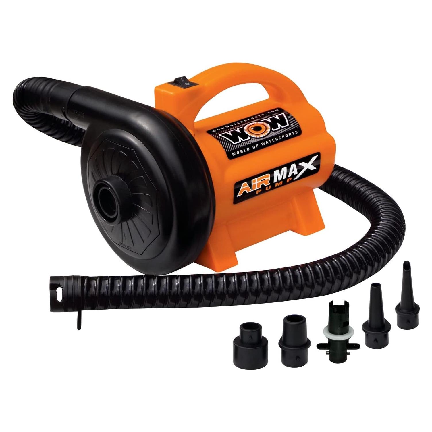 Bomba de Aire Eléctrica WOW Sports 2.0 PSI 600 L/min Naranja