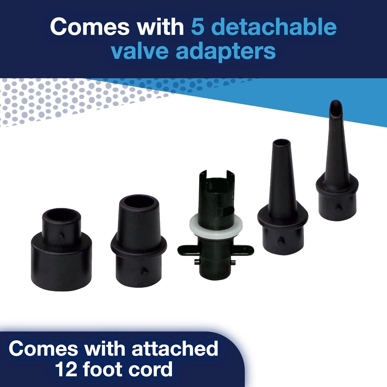 Bomba de Aire Eléctrica WOW Sports 2.0 PSI 600 L/min Naranja