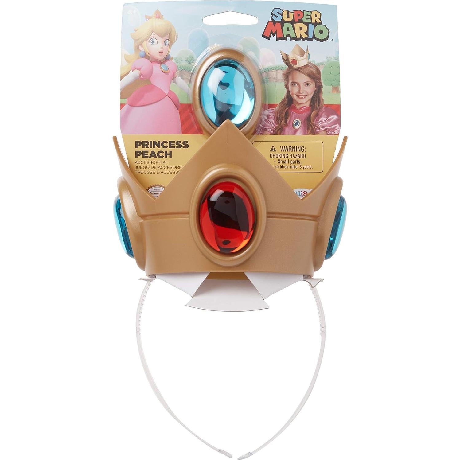 Corona y Amuleto Princesa Peach Disguise 8.26x13.97cm