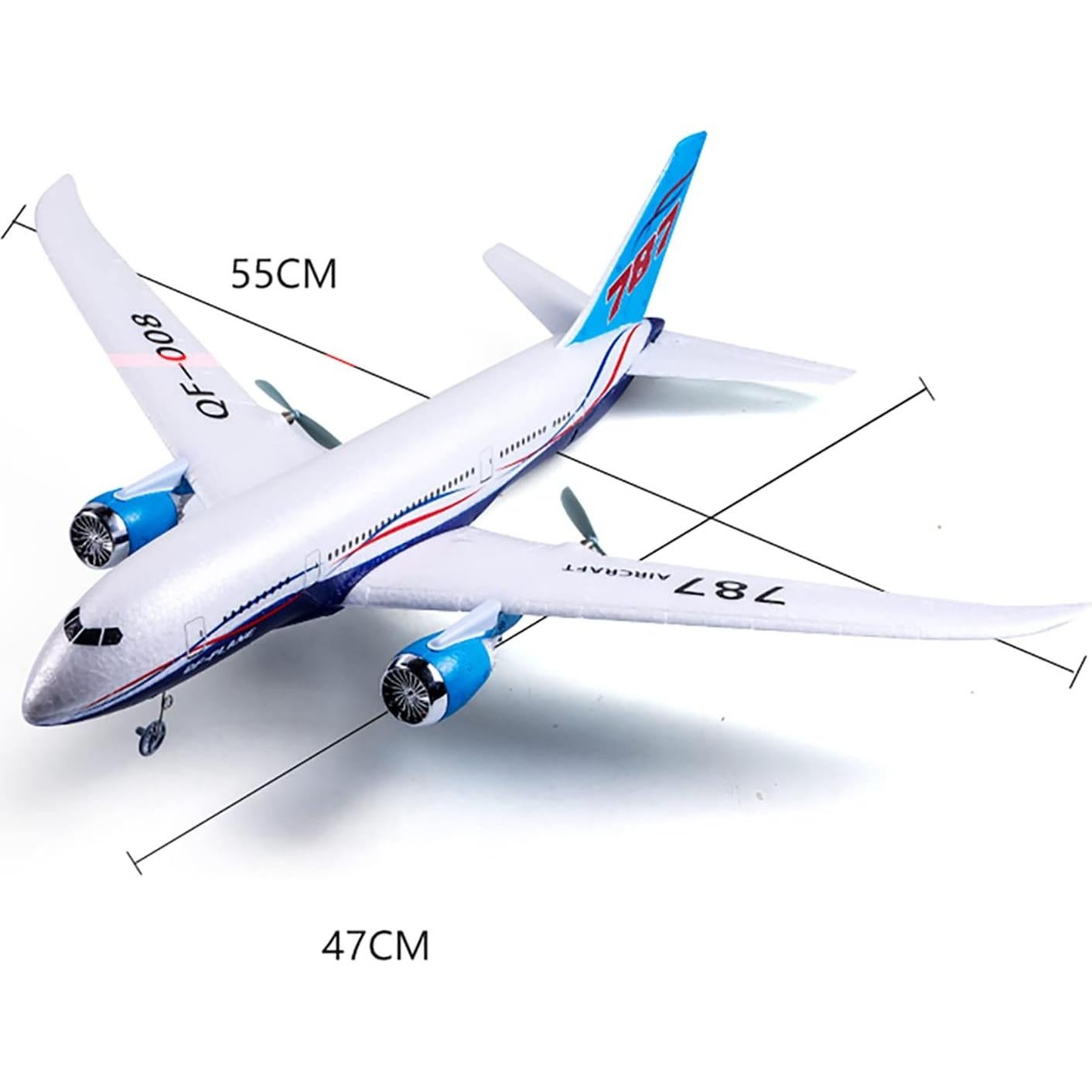 Avión RC OTSTOY 787 Dreamliner 550mm 3 Canales Listo para Volar
