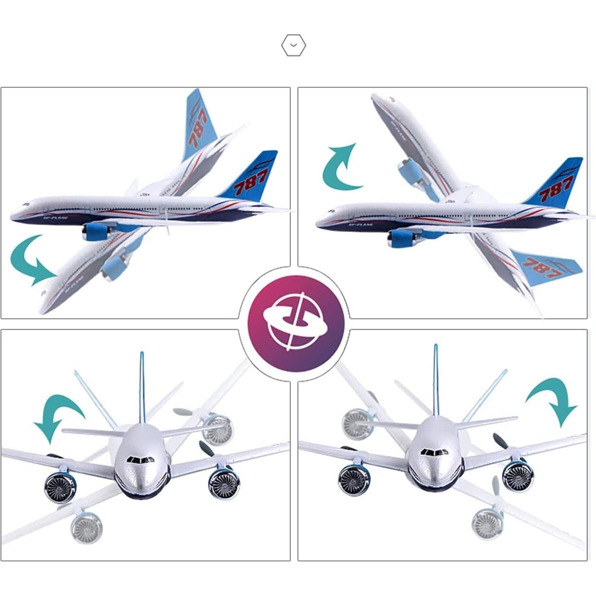 Avión RC OTSTOY 787 Dreamliner 550mm 3 Canales Listo para Volar