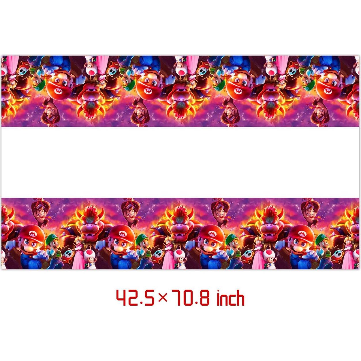 Suministros de Fiesta Mario Move 41 Pack - 20 Platos y 20 Servilletas