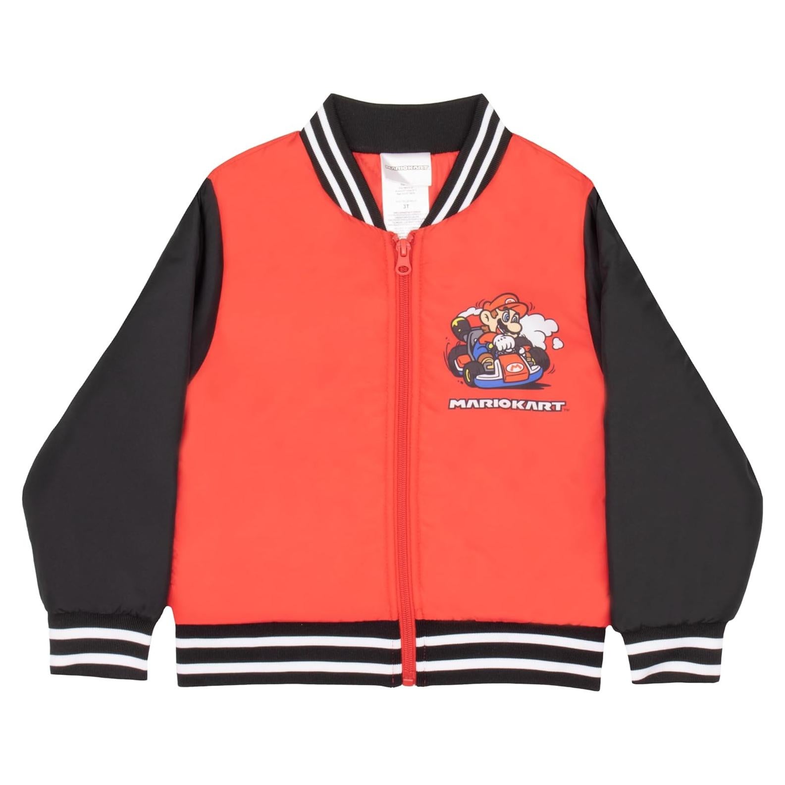 Chaqueta Bomber Varsity Super Mario Bros Niños Talla 8