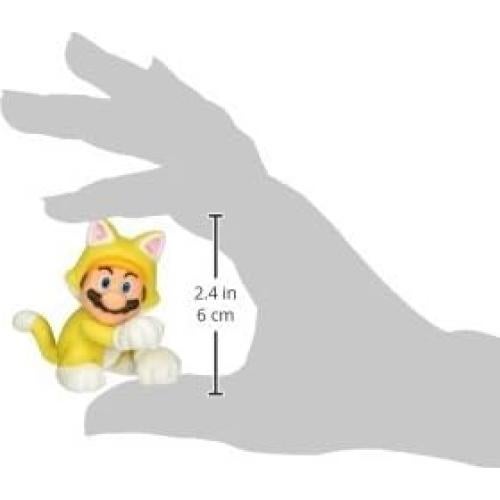 World of Nintendo 91424 2.5" Cat Mario Action Figure