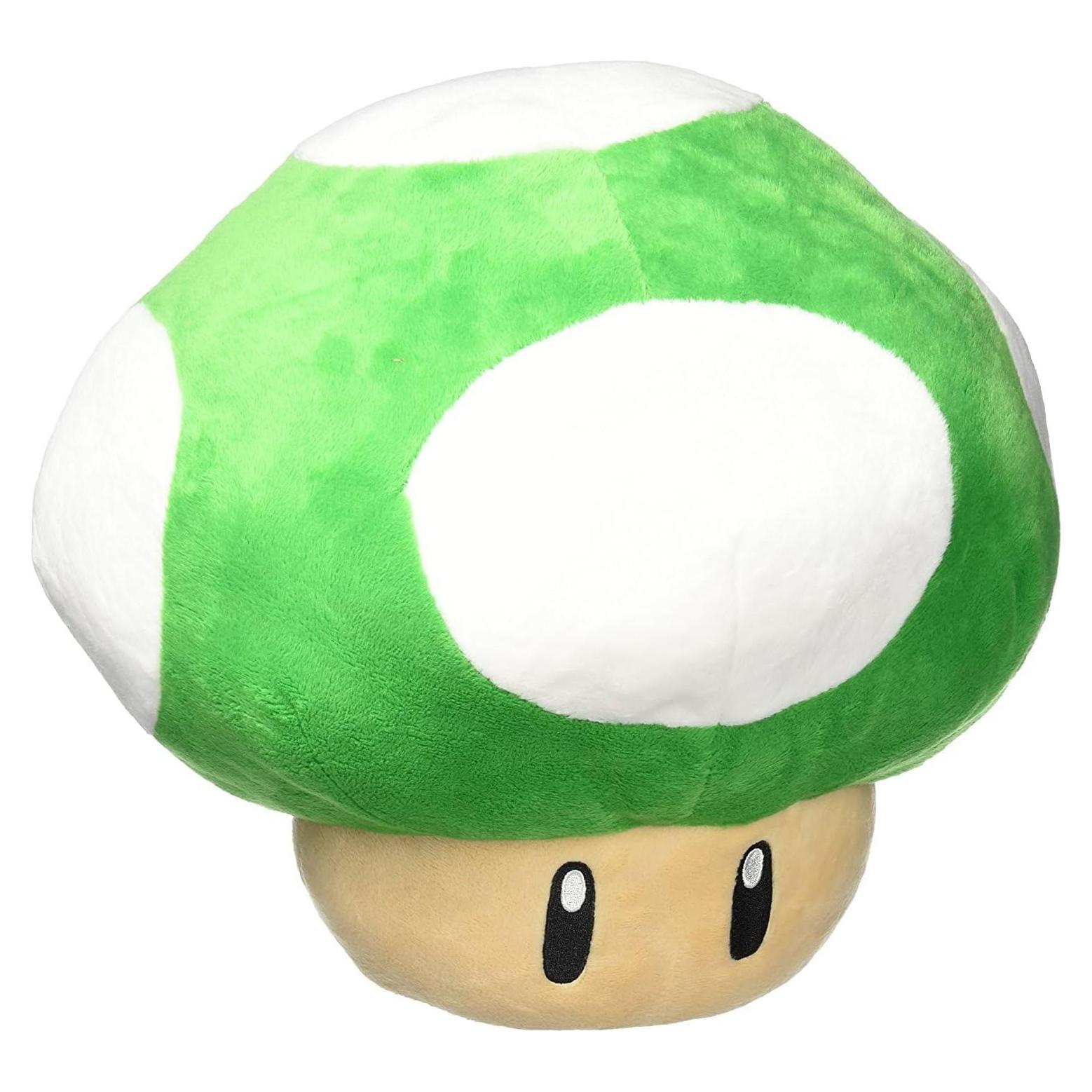 Almohada de Peluche 1UP Hongo Verde Pequeño Amigo 30.5 cm