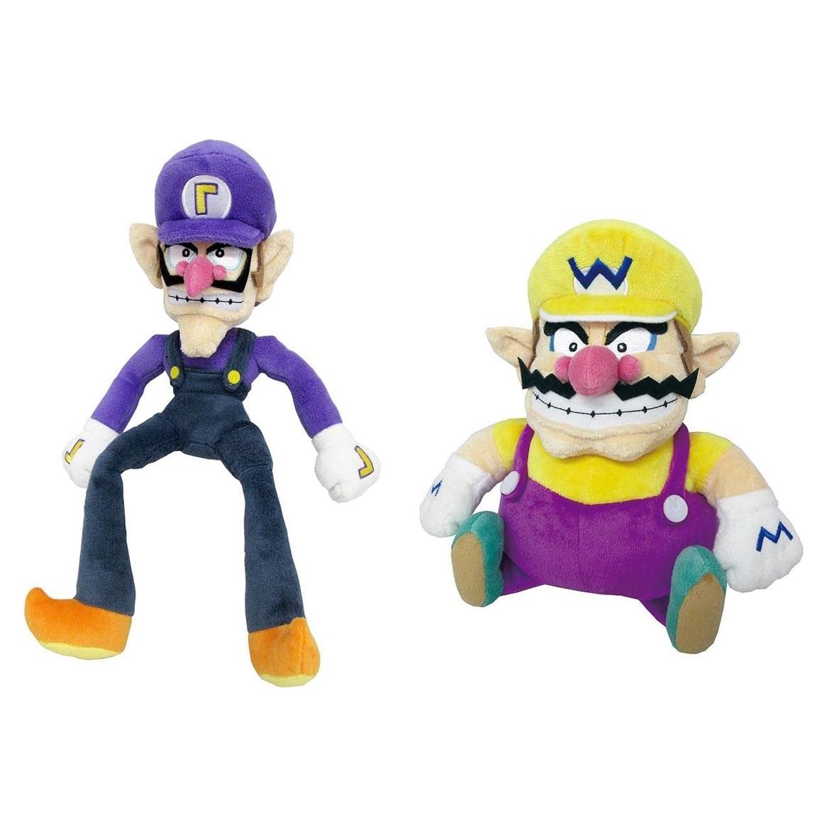 Conjunto de 2 Muñecos de Peluche Little Buddy Super Mario