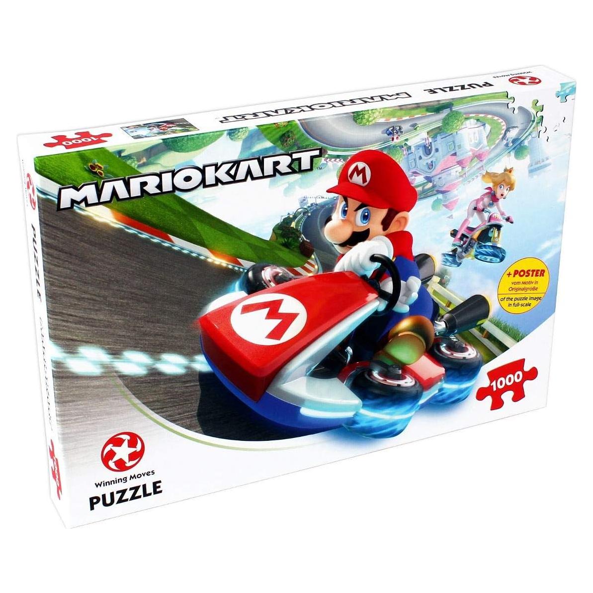 Rompecabezas 1000 Piezas Mario Kart Funracer Winning Moves