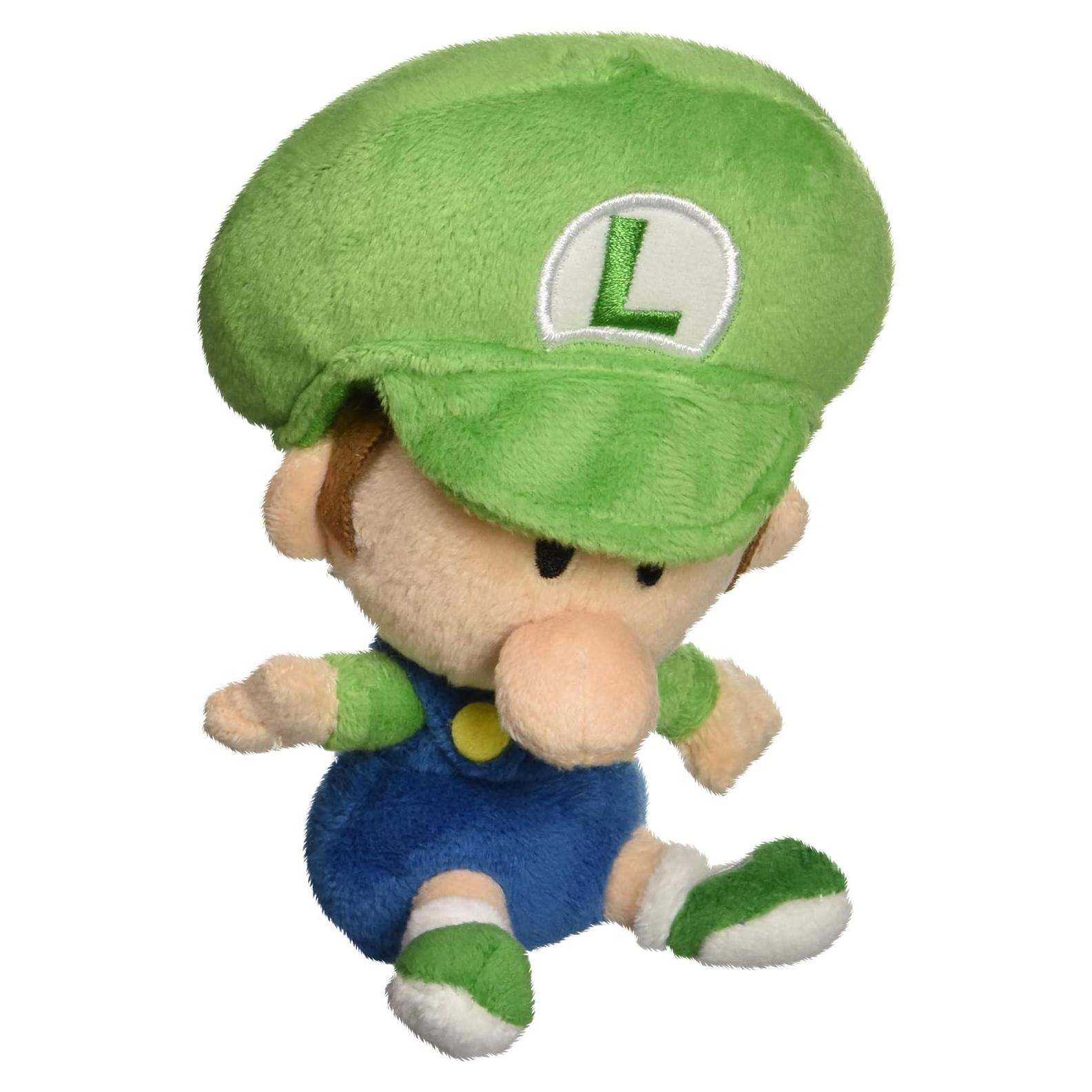 Muñeco de peluche Baby Luigi Sanei 12.7 cm Suave Oficial