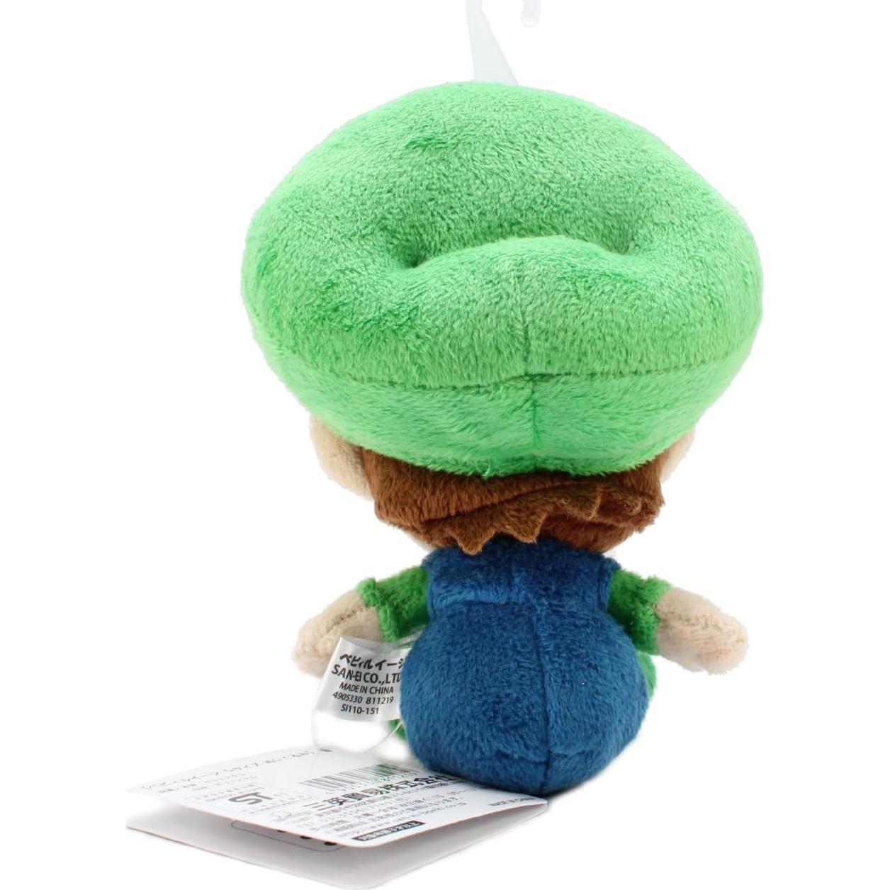 Muñeco de peluche Baby Luigi Sanei 12.7 cm Suave Oficial