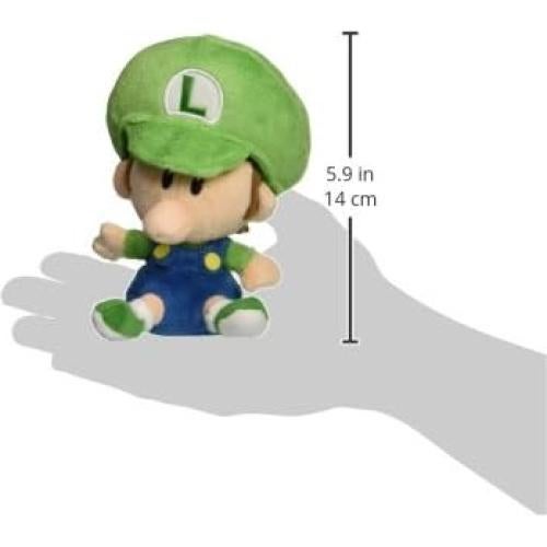 Muñeco de peluche Baby Luigi Sanei 12.7 cm Suave Oficial