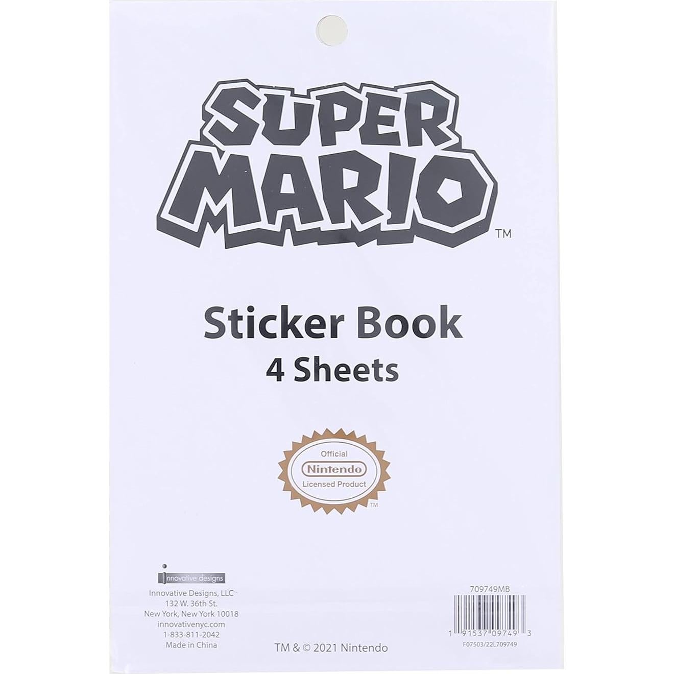 Libro de Stickers Inflables Mario - United Pacific Designs