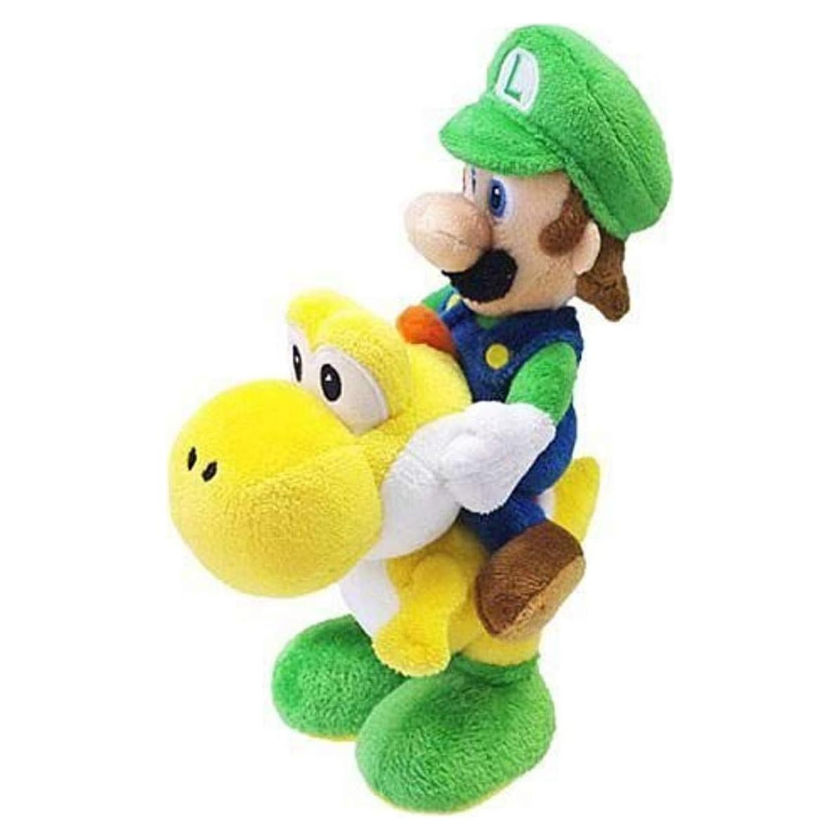 Peluche Luigi Montando a Yoshi 20 cm - Nintendo Super Mario