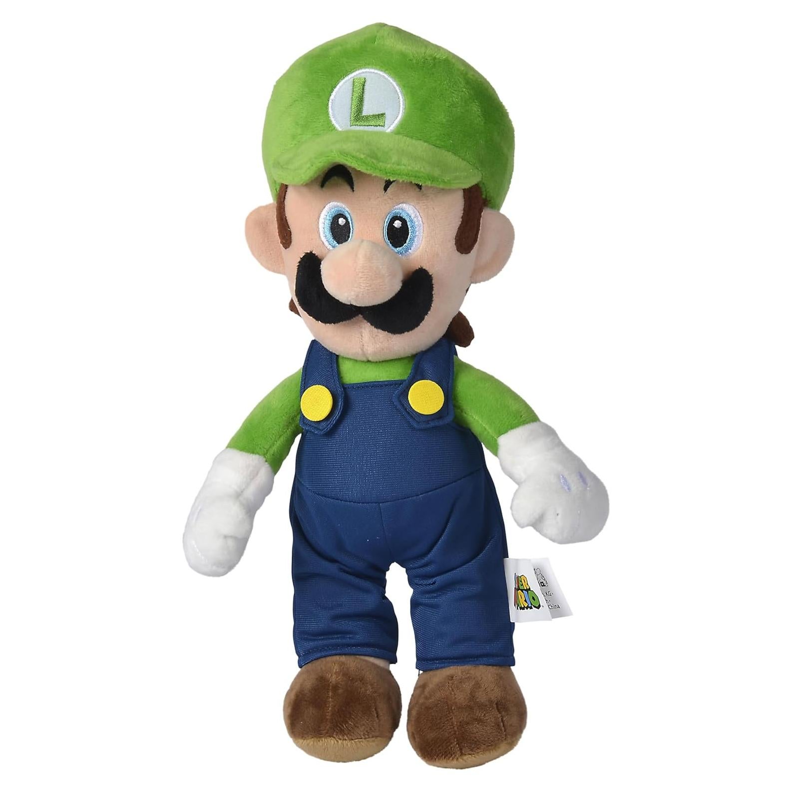 Peluche Luigi 30 cm Simba Toys - Super Mario Oficial