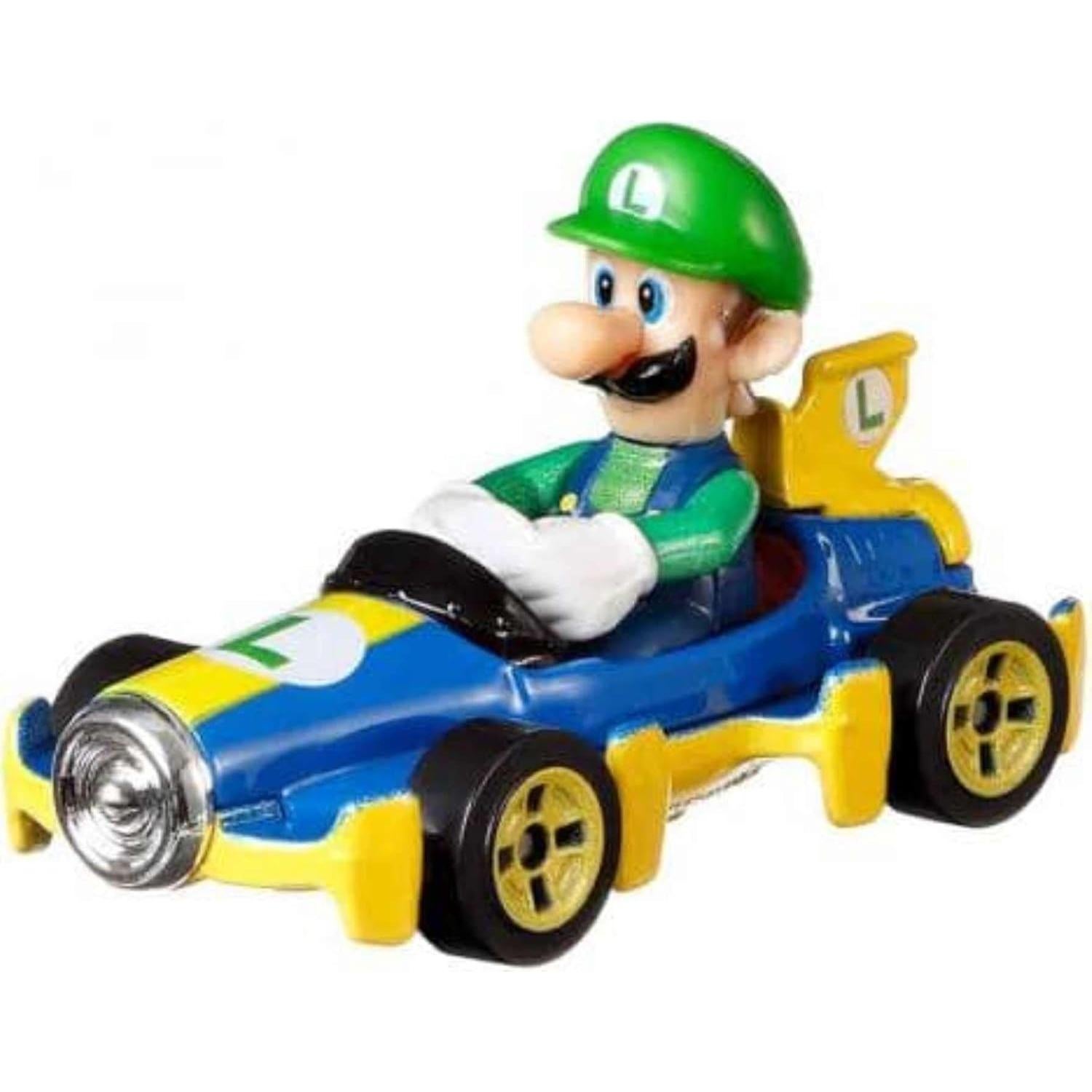 Hot Wheels Mario Kart Luigi Die-Cast 1:64 Mach 8
