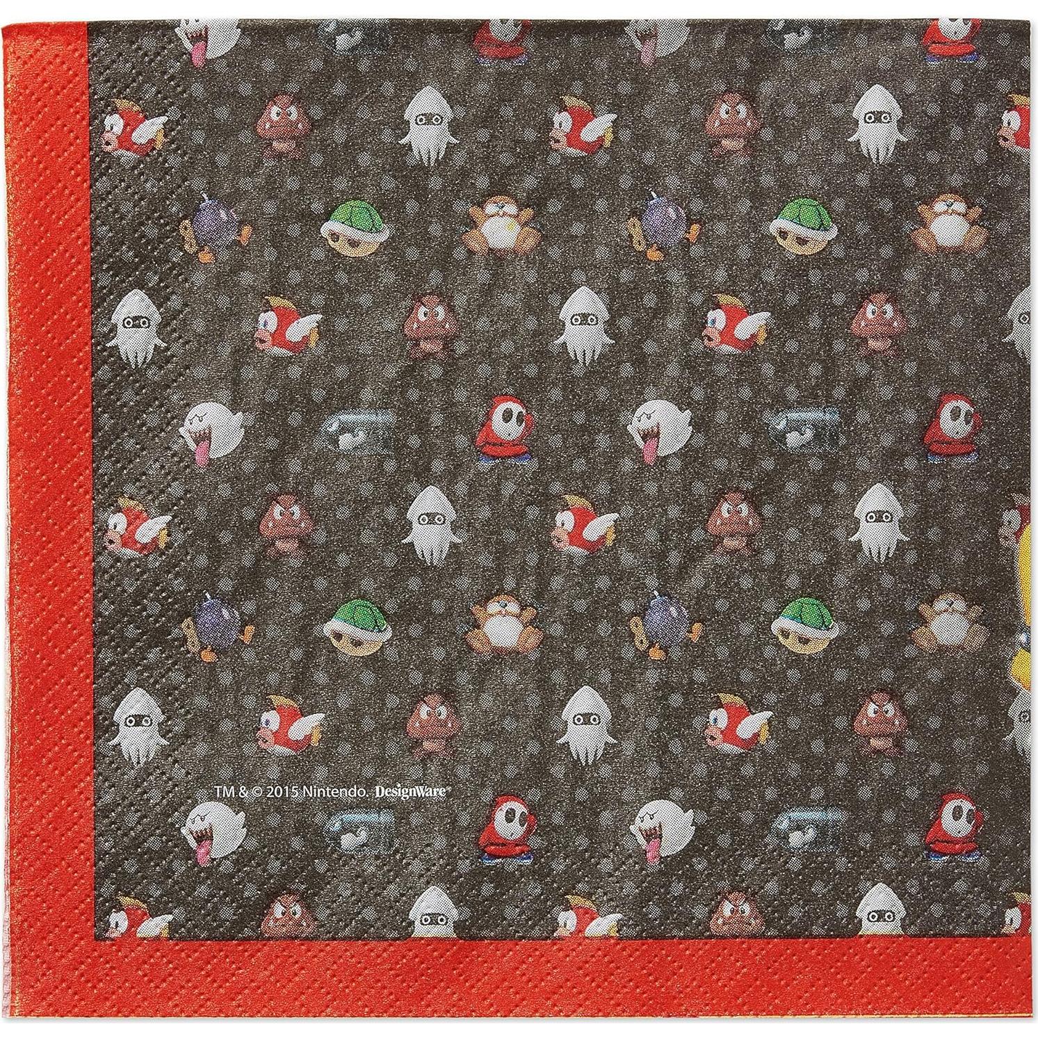 Servilletas de Almuerzo Super Mario Amscan 16 Pcs 32.7 cm