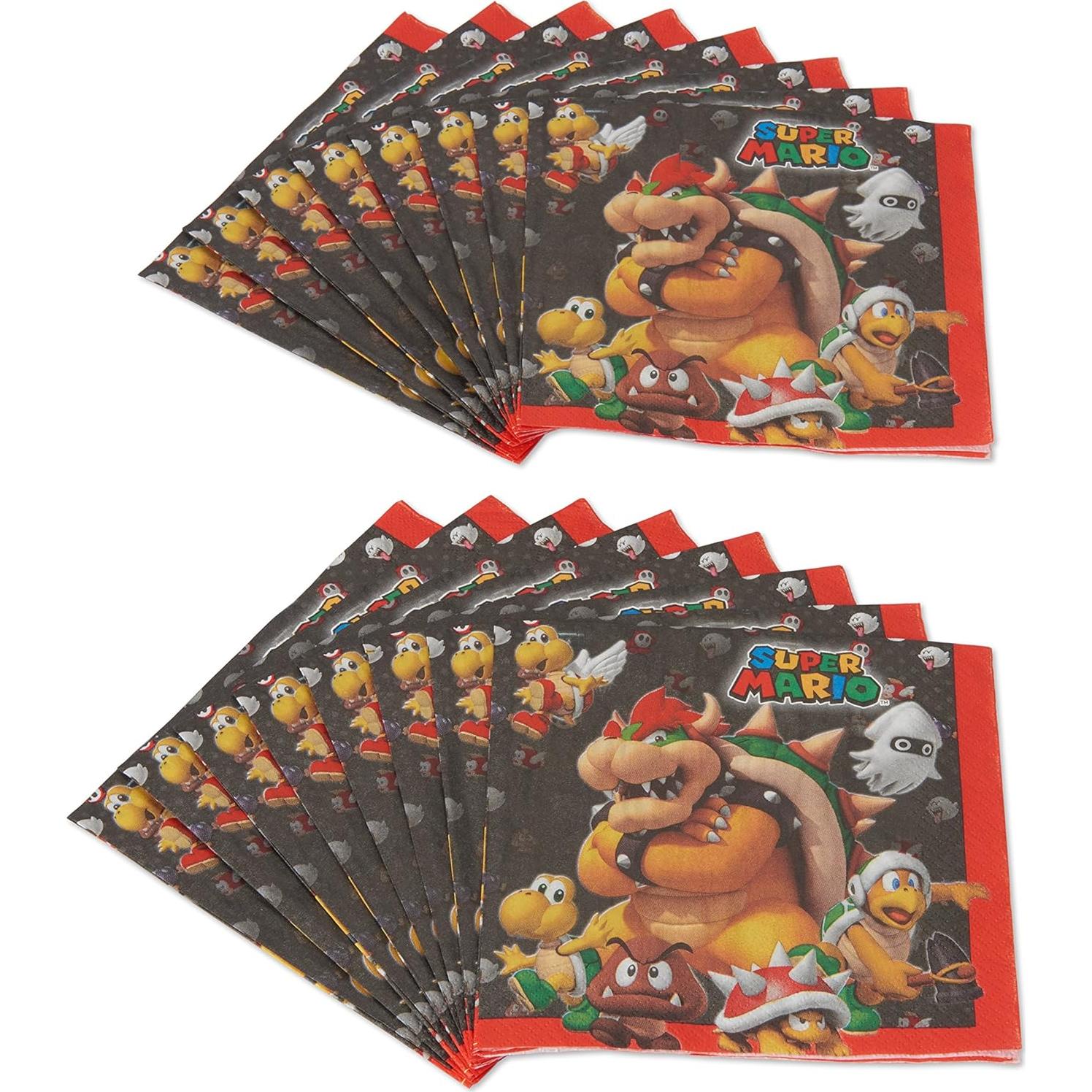 Servilletas de Almuerzo Super Mario Amscan 16 Pcs 32.7 cm
