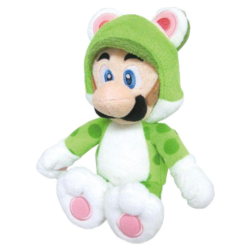 Muñeco de Peluche Neko Cat Luigi 23 cm Sanei Super Mario