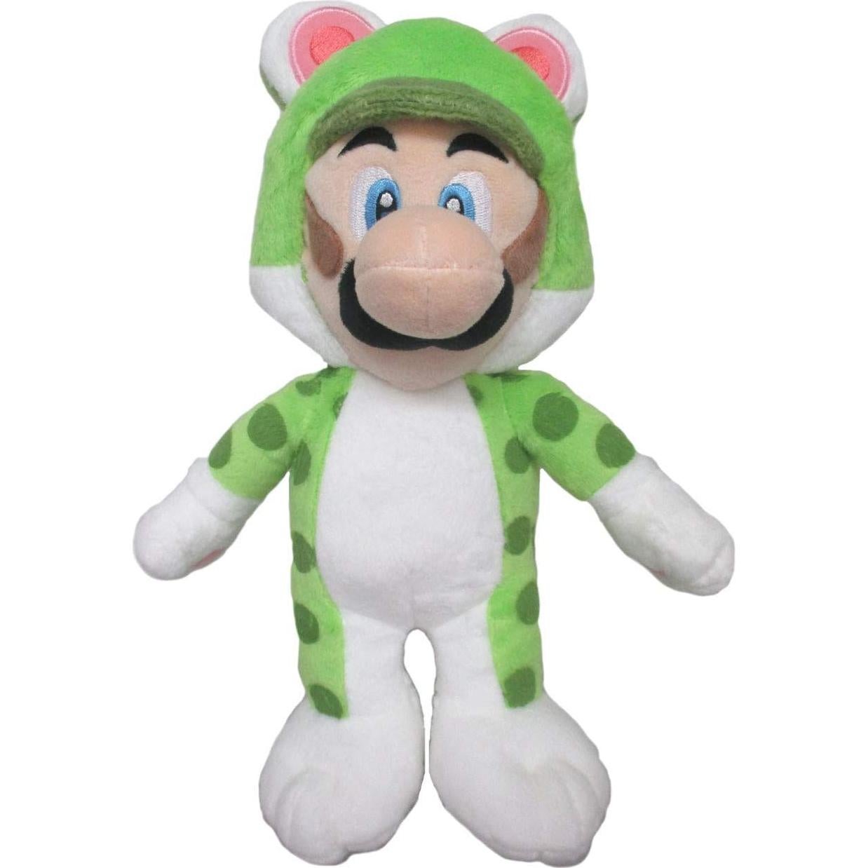 Muñeco de Peluche Neko Cat Luigi 23 cm Sanei Super Mario