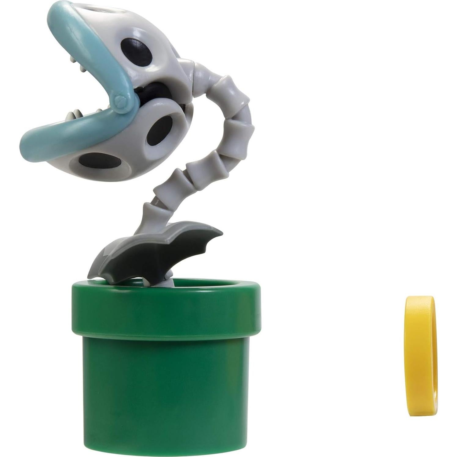 Figura de Acción Super Mario Hueso Piranha 10 cm Articulada