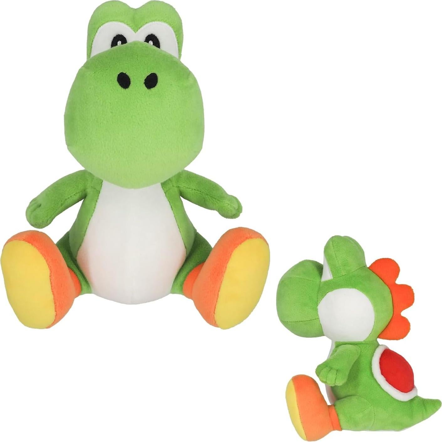 Peluche Yoshi 20 cm Sanei Super Mario All Star Verde