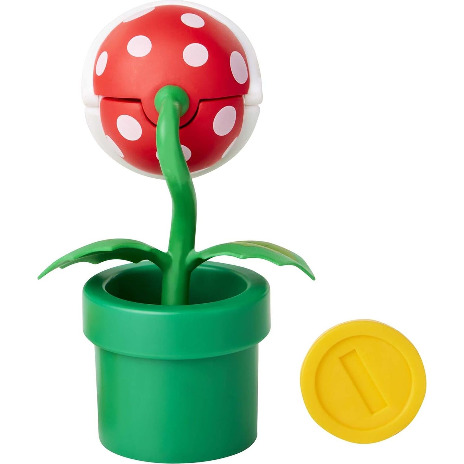 Figura Articulada Piranha Plant Super Mario Jakks 10.16 cm