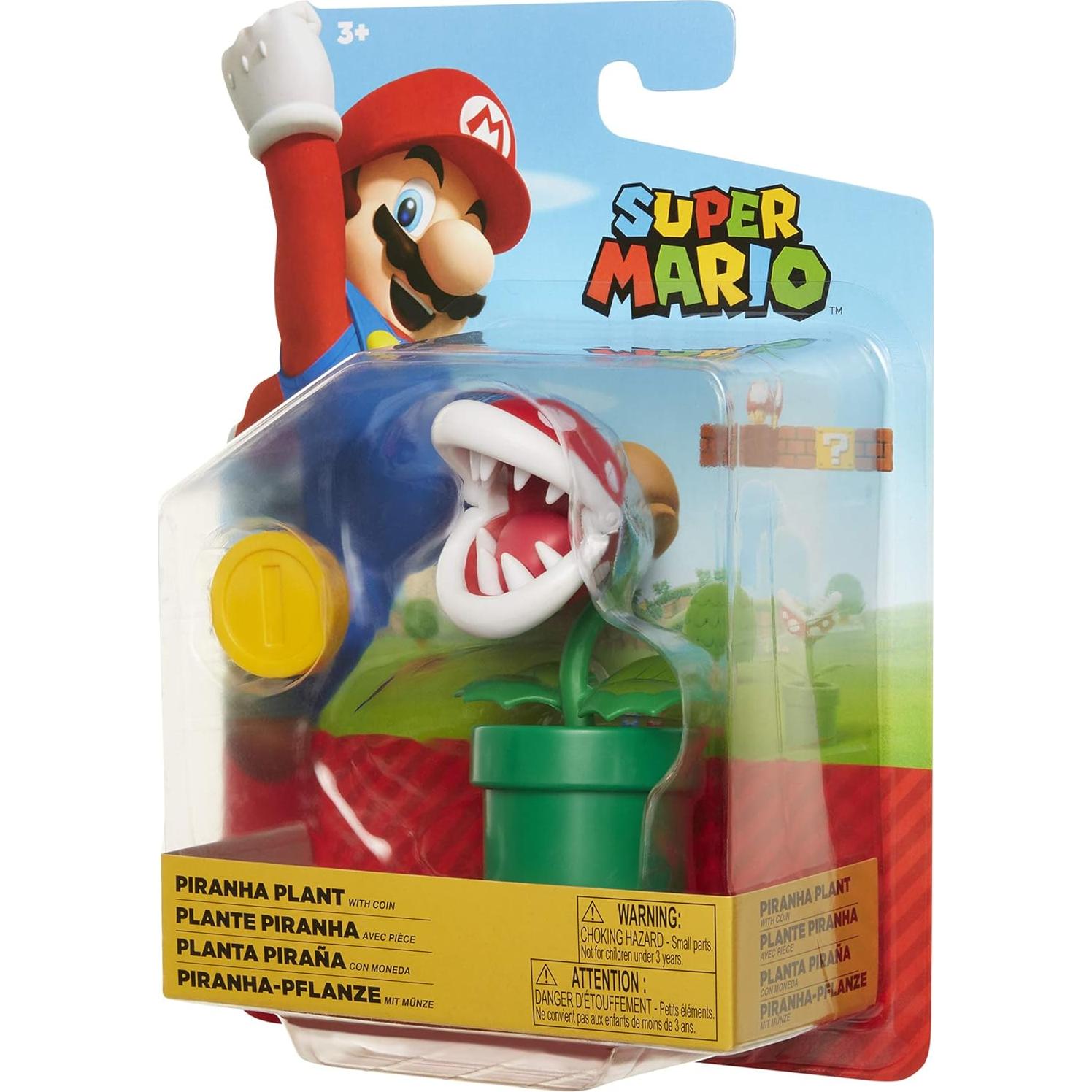 Figura Articulada Piranha Plant Super Mario Jakks 10.16 cm
