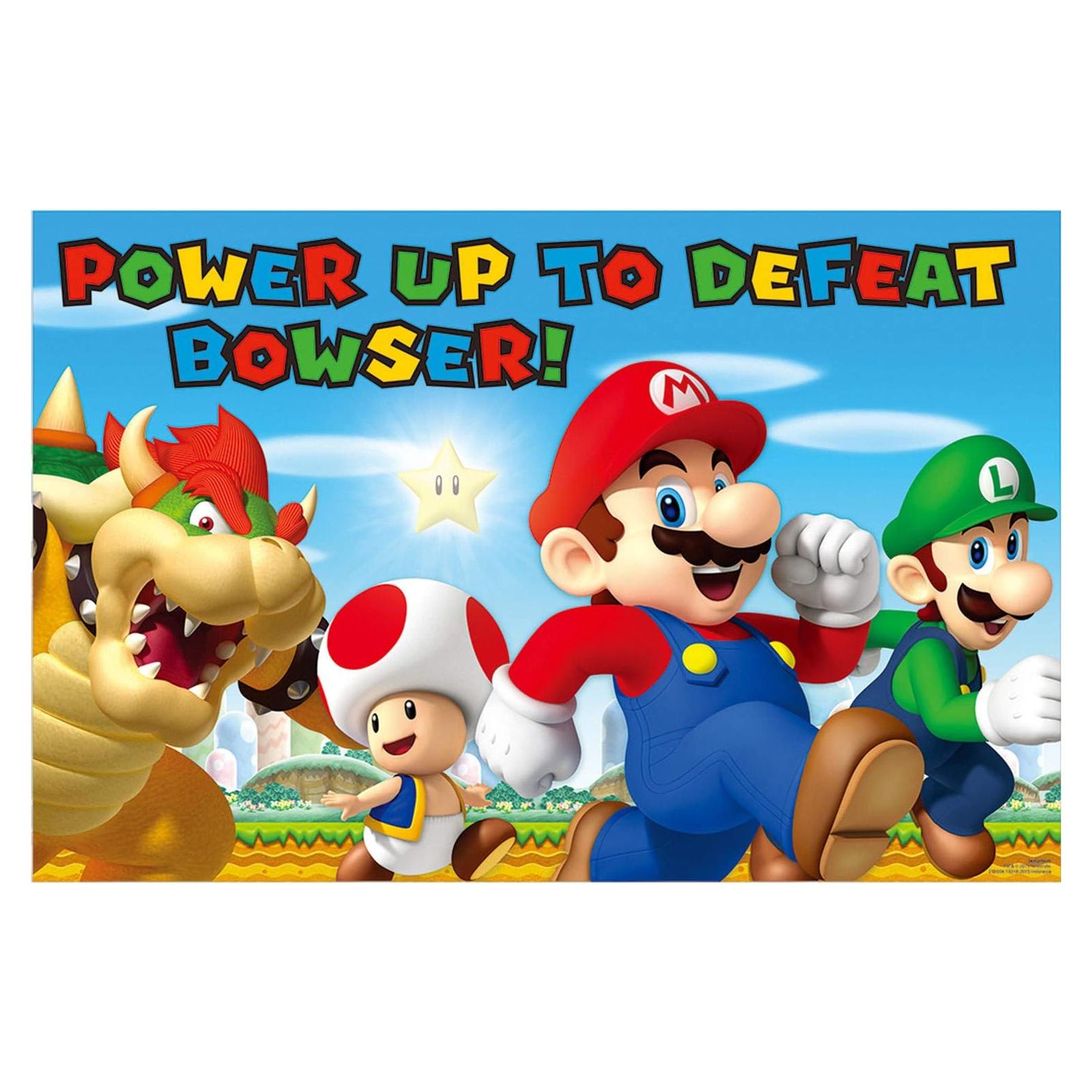 Juego de Fiesta Super Mario Brothers - 3 Piezas - 94x61 cm