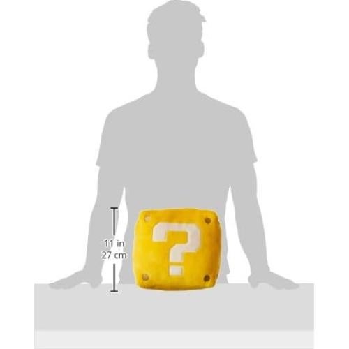 Almohada de Peluche Super Mario Bloque de Monedas 25 cm