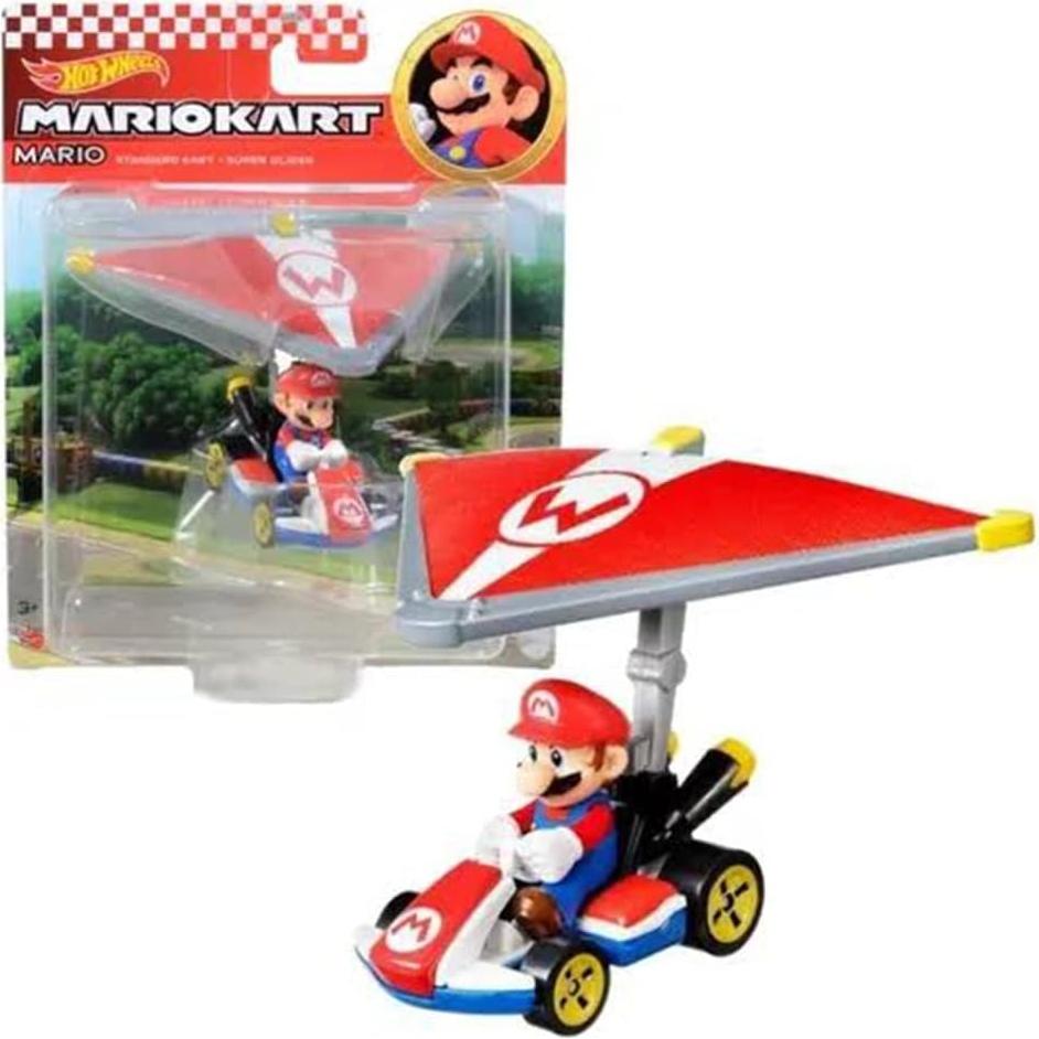 Hot Wheels Mario Kart - Vehículo de Juguete de Metal 12.7cm