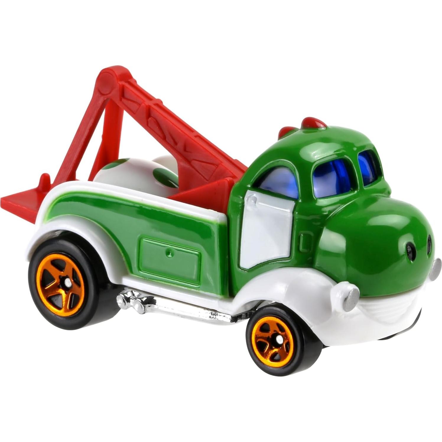 Vehículo Yoshi Hot Wheels Super Mario 1:64 63.5g