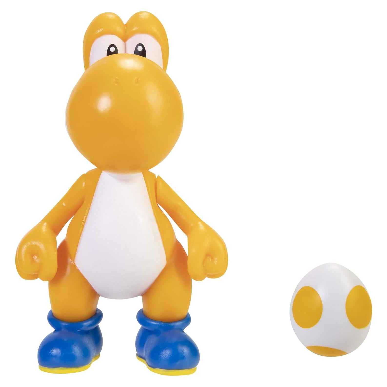 Figura de Acción Super Mario Yoshi Naranja 10 cm con Accesorio