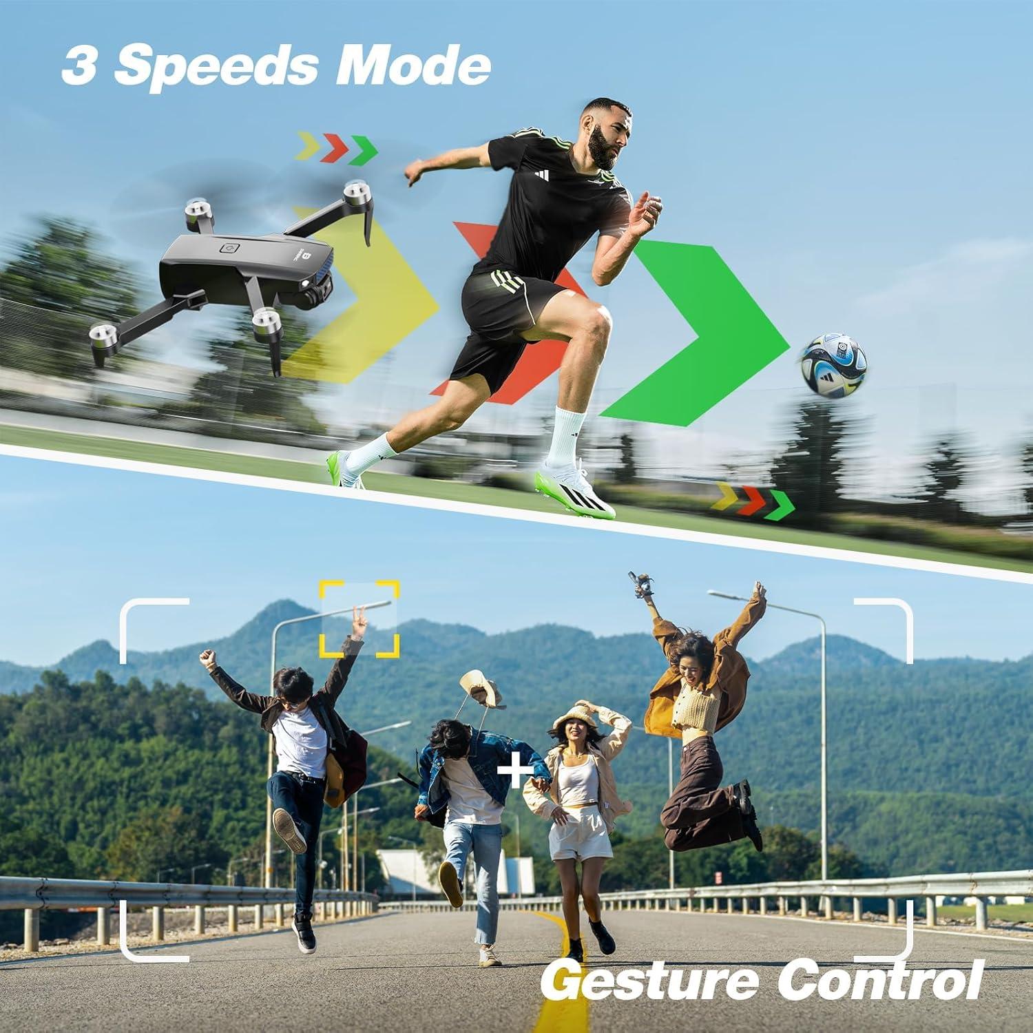 Dron DEERC D20S con Cámara 1080P y 2 Baterías