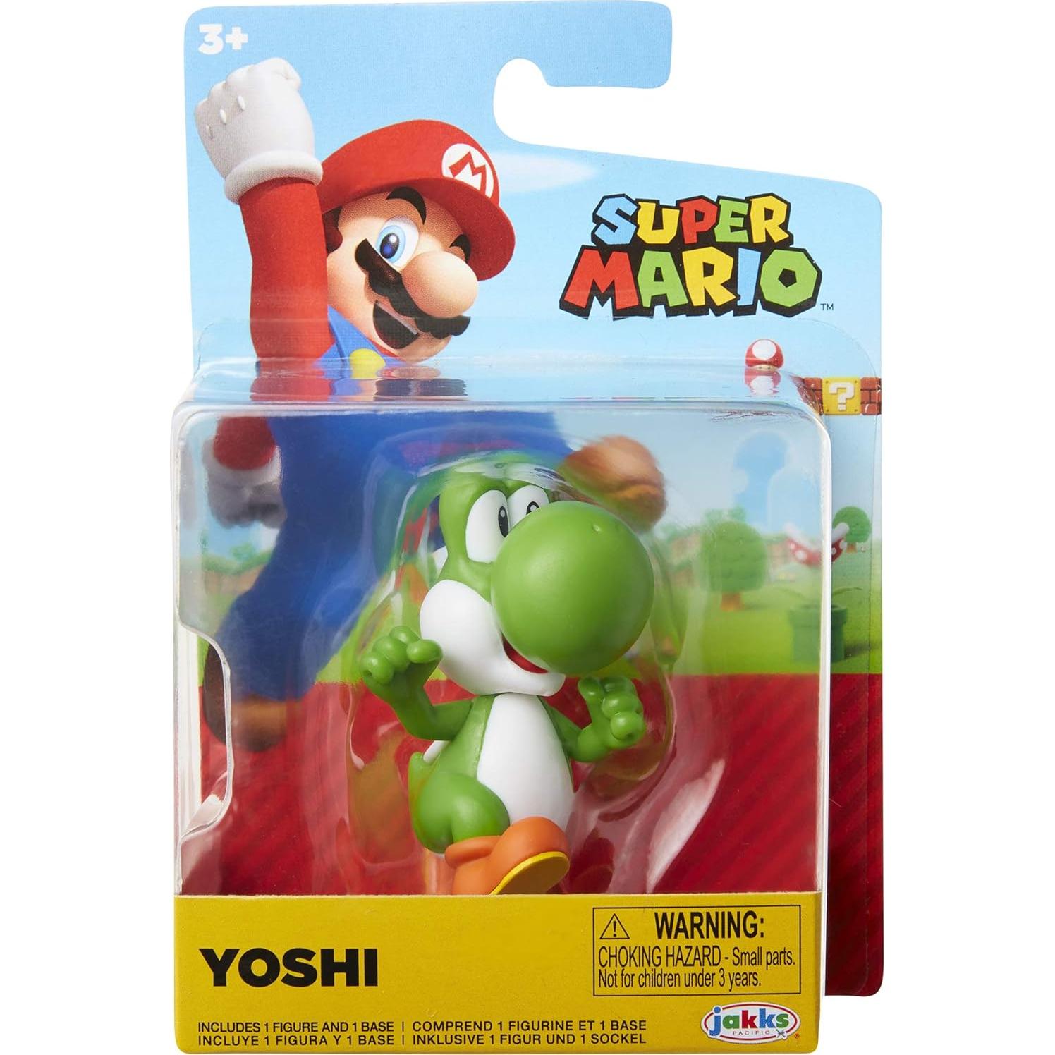 Figura de Acción Yoshi Corriendo 6.35 cm Jakks Coleccionable