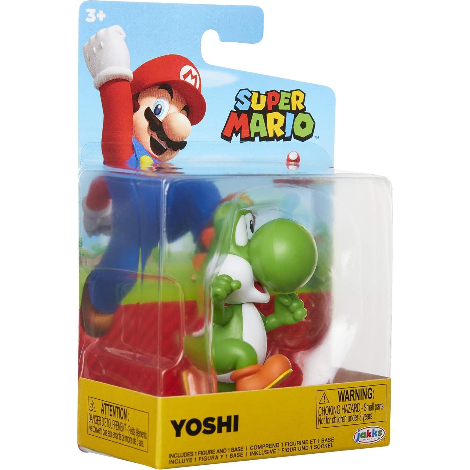 Figura de Acción Yoshi Corriendo 6.35 cm Jakks Coleccionable
