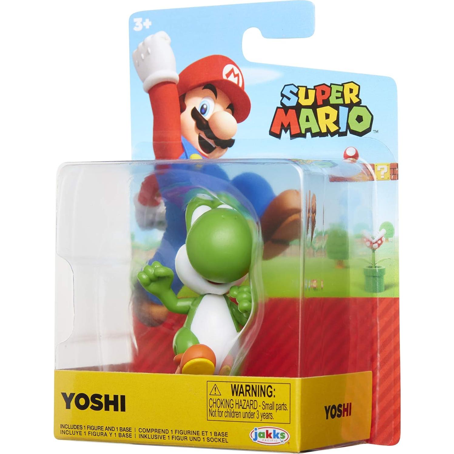 Figura de Acción Yoshi Corriendo 6.35 cm Jakks Coleccionable