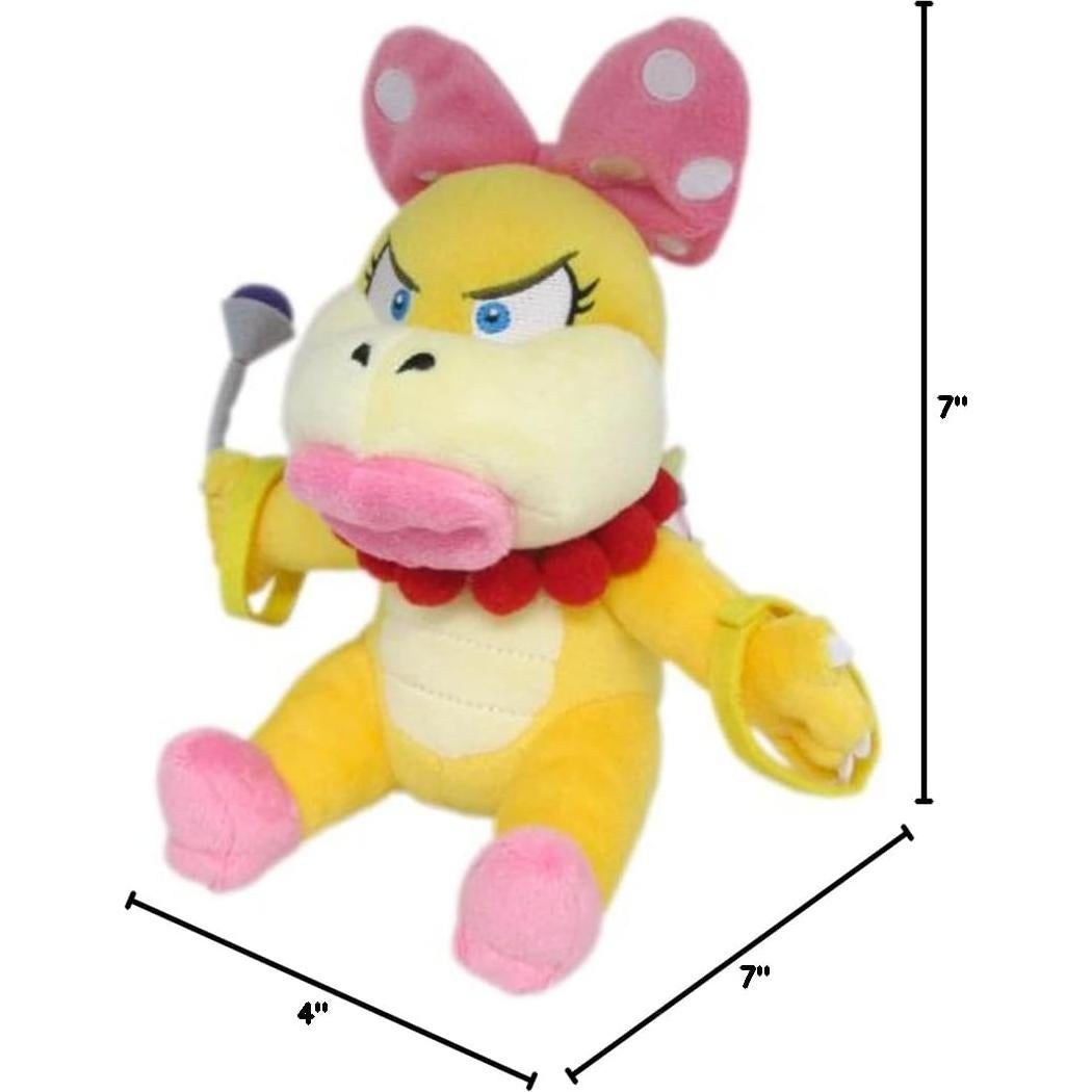 Muñeca de Peluche Sanei Super Mario Wendy O. Koopa 17.78 cm
