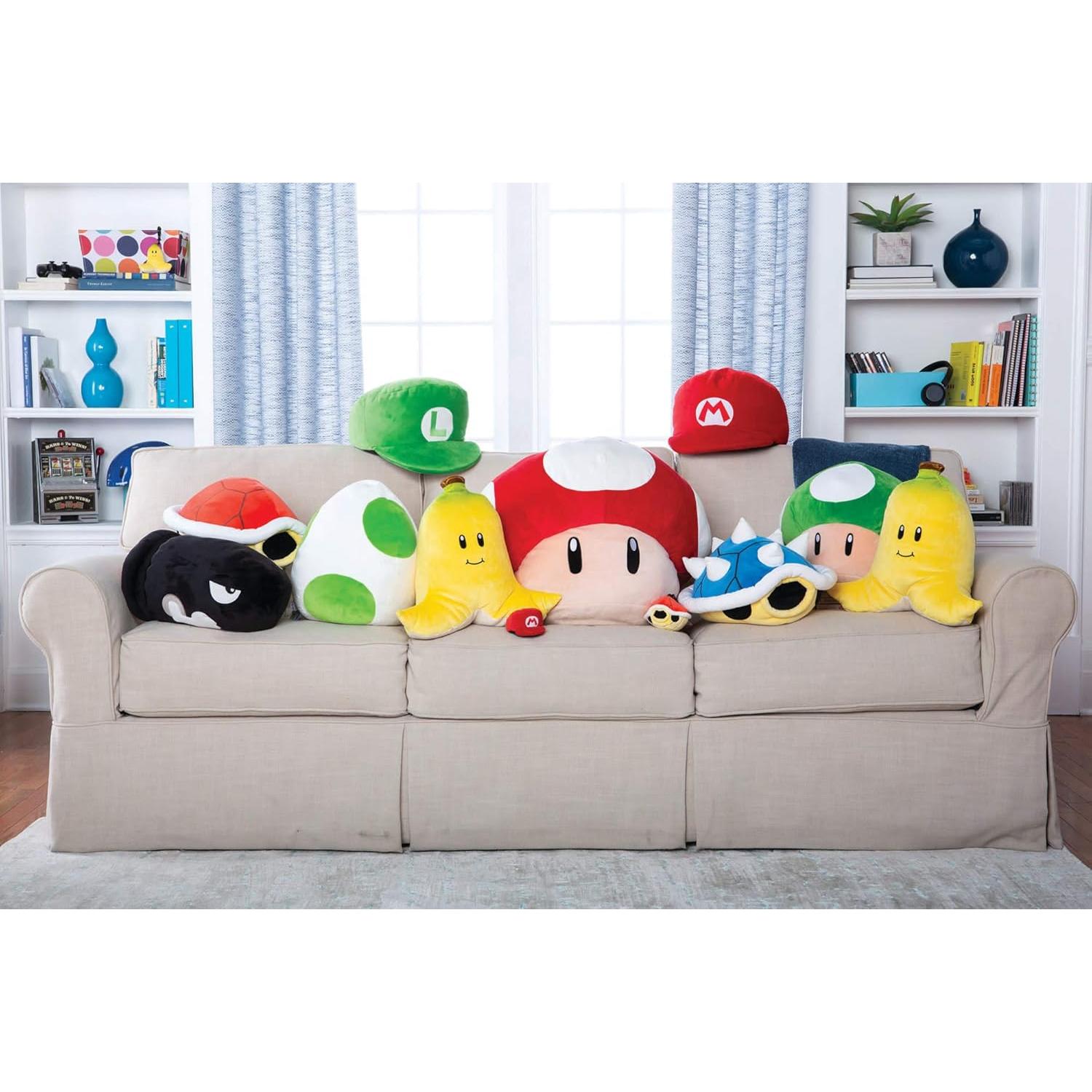 Peluche Luigi Super Mario Club Mocchi-Mocchi 38 cm