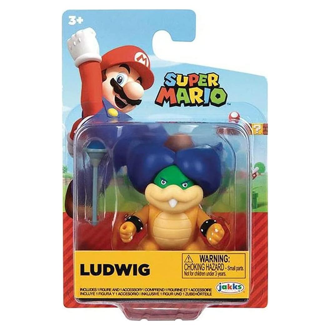 Figura Mini Ludwig Von Koopa 6.35 cm Super Mario